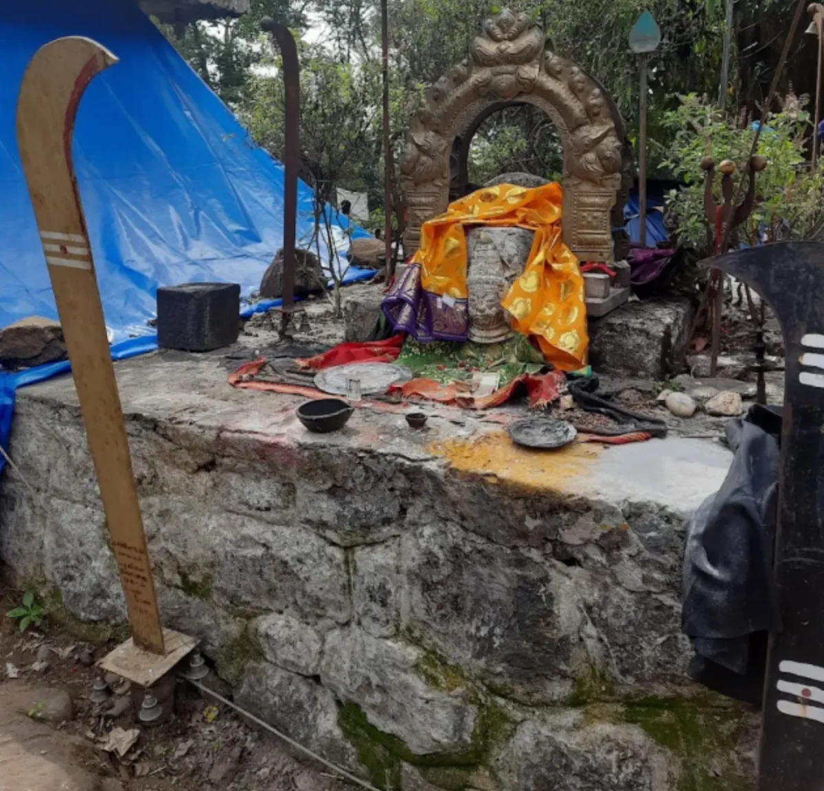 The Kochu Kadutha Swami shrine at Karimala